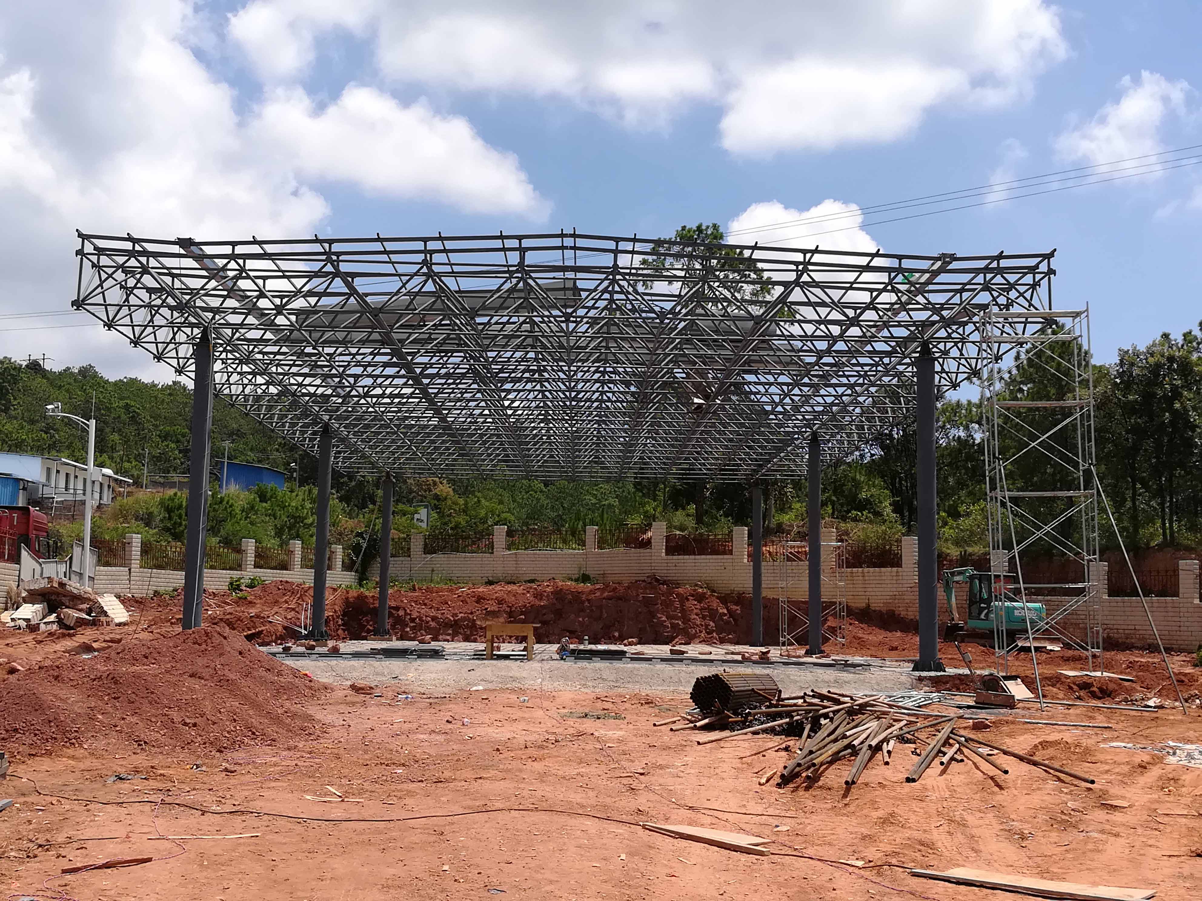 金昌加油站网架屋面